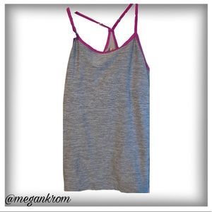 💥old navy grey and purple tank top